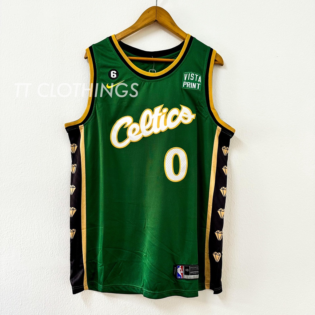 Celtics Jersey Buckdan Laki Jason Tatum Baju Plus Tamanho Lakers 2024 Novo
