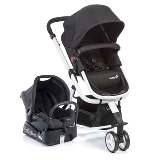 Travel System Mobi Safe Preto e Branco - Dorel