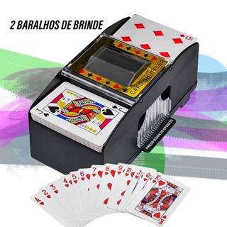 Embaralhador Automático Cartas Uno Baralho Profissional NFE
