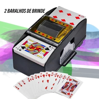 Embaralhador Automático Cartas Uno Baralho Profissional NFE