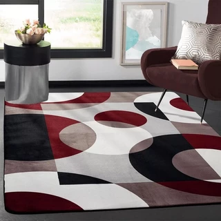 Tapete Estampado Veludo 200x150 Sala Quarto Emborrachado Antiderrapante Felpudo Aveludado Toque Macio Shaggy