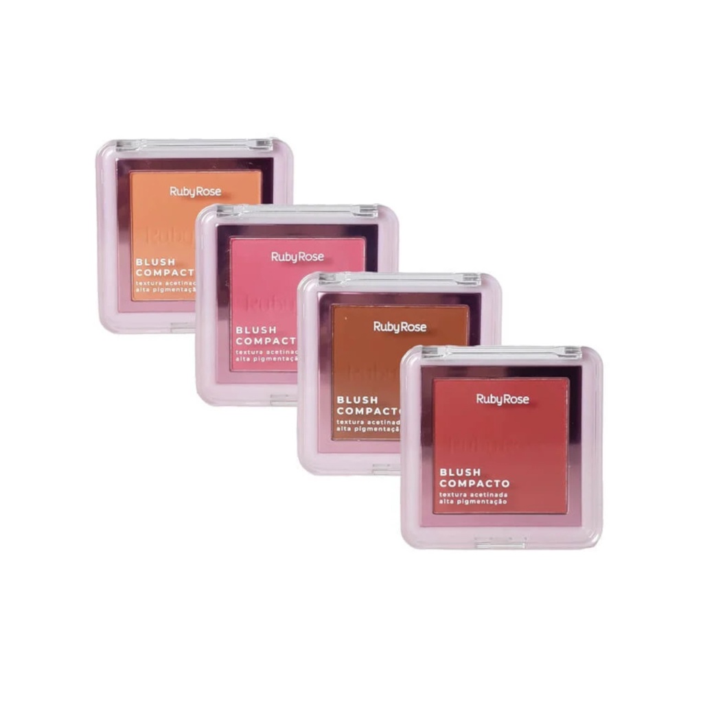 ★ ruby ★ Blush Compacto HB861 - Ruby Rose Todas as Cores | Shopee Brasil
