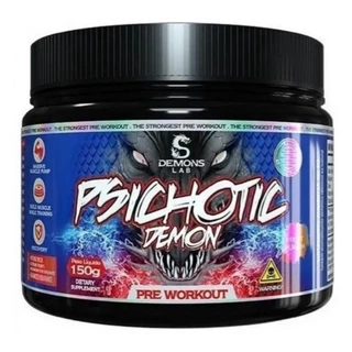 Pré Treino Psichotic Black Demons Lab 150g Envio Rápido