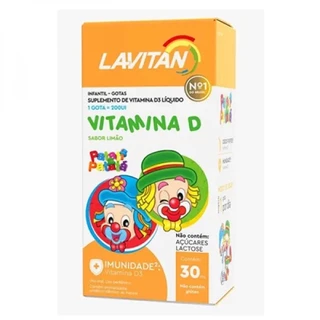 Lavitan Cimed Patati Patatá Vitamina D Sabor Limão C/30ml em Oferta na Shopee