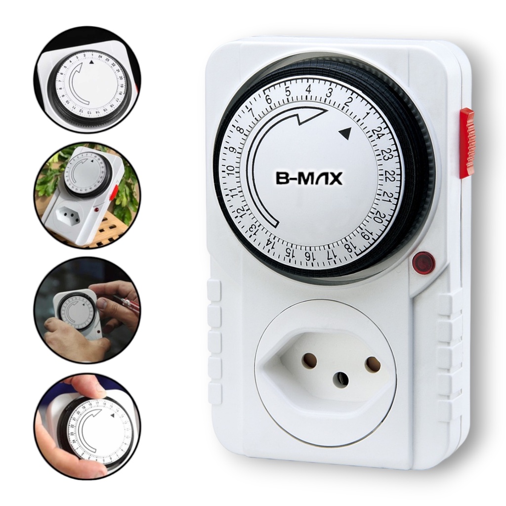 Temporizador Analógico Timer Programável Bivolt Tomada Inteligente