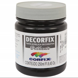 Tinta Decorfix Brilhante 321 Preto 250ml