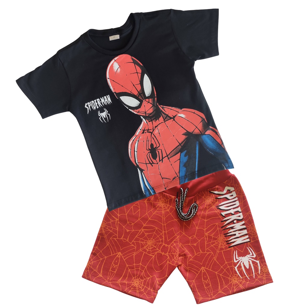 Camiseta Camisa Miles Morales Homem Aranha Preto Menino &8_x000D_