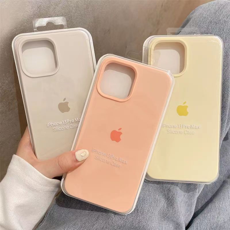 Creme Branco Antigo Amarelo Fluxo De Silicone Fundição De Celular Compatível Com IPhone15 14 11 12 13 Pro Max X XS Max XR 7 8 Plus Begônia Colorida Capa De Borda Reta