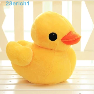 ERICH1 Pelúcia De Pato Amarelo Aniversário Para Crianças Almofada Macia 20cm 30cm Animal Recheada
