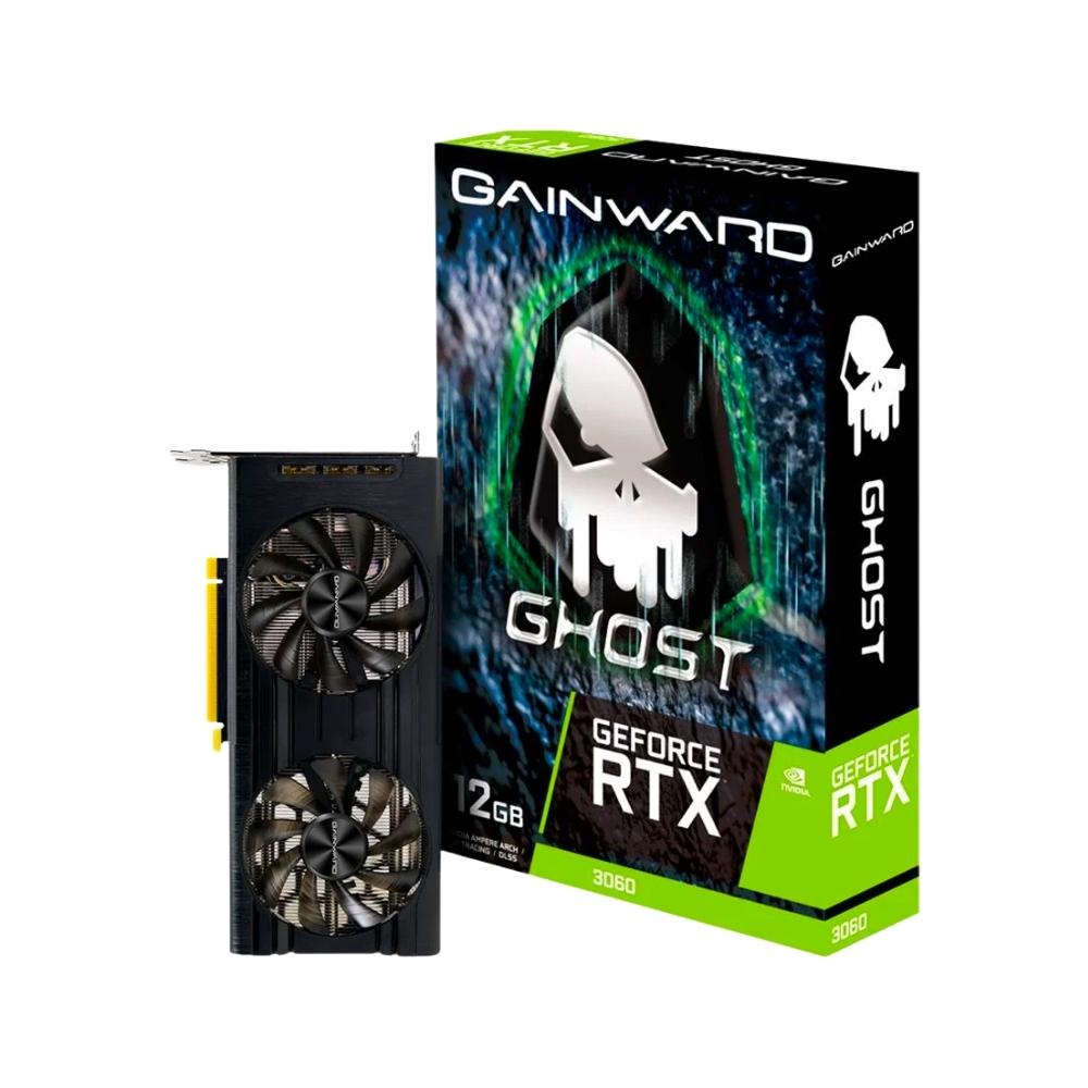 Placa De Video Gainward RTX3060 12GB GHOST GDDR6 192BITS NE63060019K9-190AU