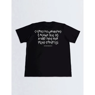 Camiseta Chronic "O Erro Do Malandro..." - Preta