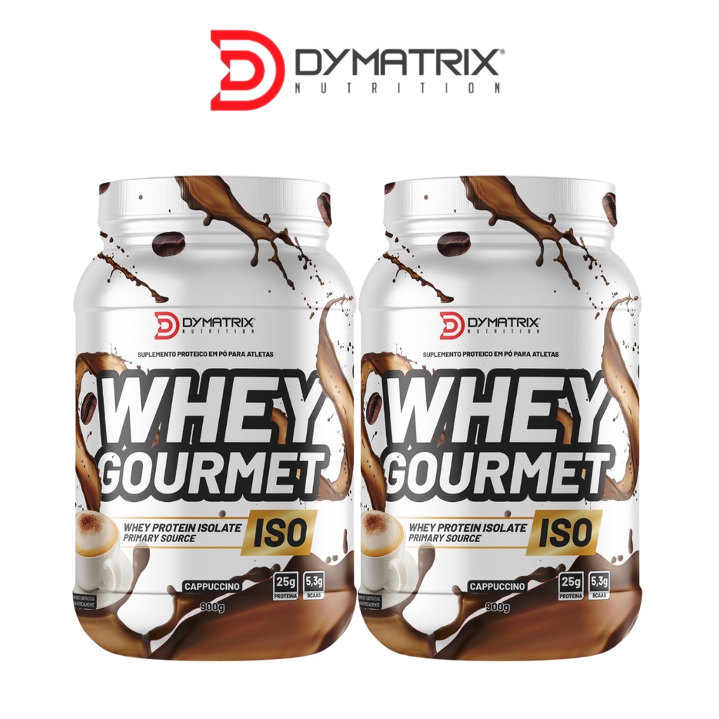 Kit Whey Protein Gourmet Isolado G Dymatrix Shopee Brasil