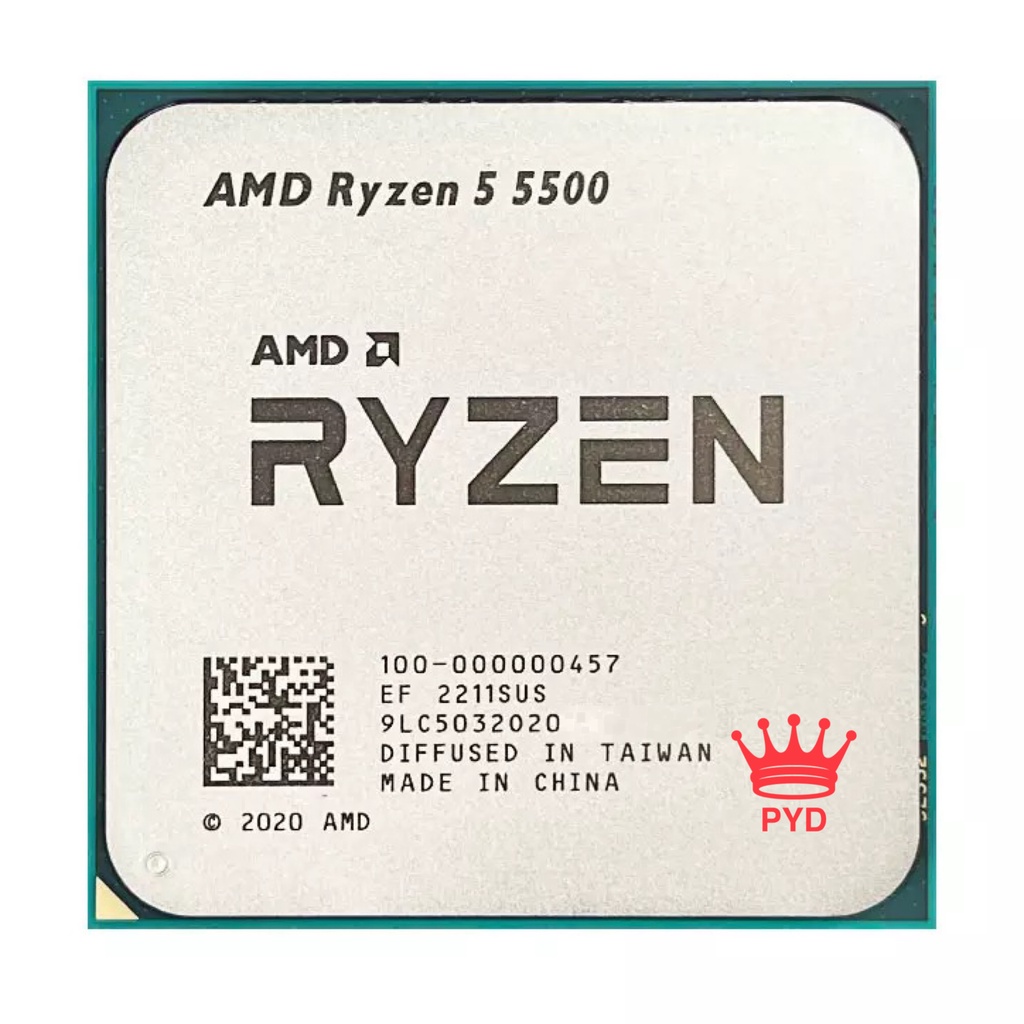 AD Ryzen 5 9600X Processeur (Radeon Graphique Intégré, 6 Coeurs/12 Threads, 65W TDP, Socket A5