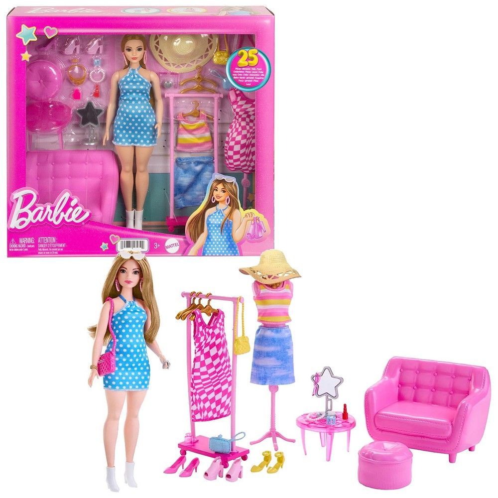 Closet e Arara para roupas da Barbie