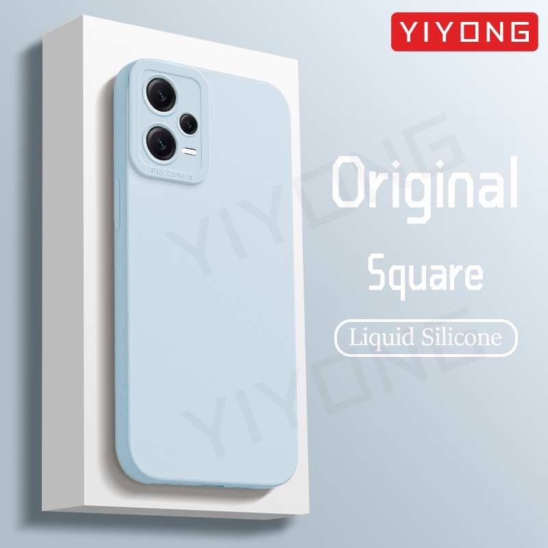 Para Redmi Note12 Pro Case Yiyong Capa Macia Original De Silicone Líquido Xiaomi Note 12 11 Plus 3486