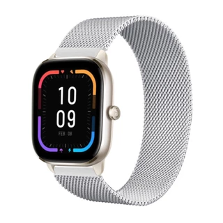 Pulseira De Metal Fecho Magnético Para Amazfit Gts 4 Mini