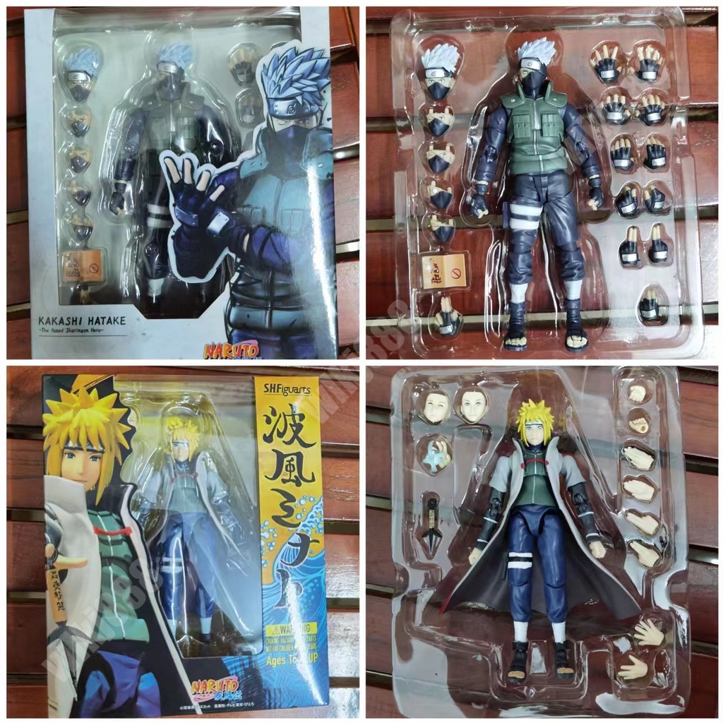 Anime SHF Naruto Itachi Figura Sasuke Kakashi Ação Brinquedos Modelo Bonecos Figurino Mudança De Cara Manga Articulado