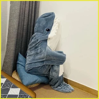 Pijama De Capuz De Tubarão Fato De Salto De Flanela [yushua3br]