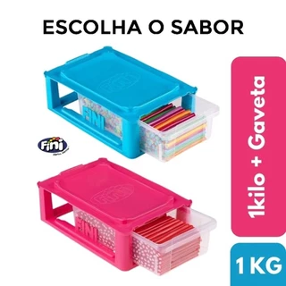 Finibox Gaveta Tubes 1kg ESCOLHA O SABOR - Fini