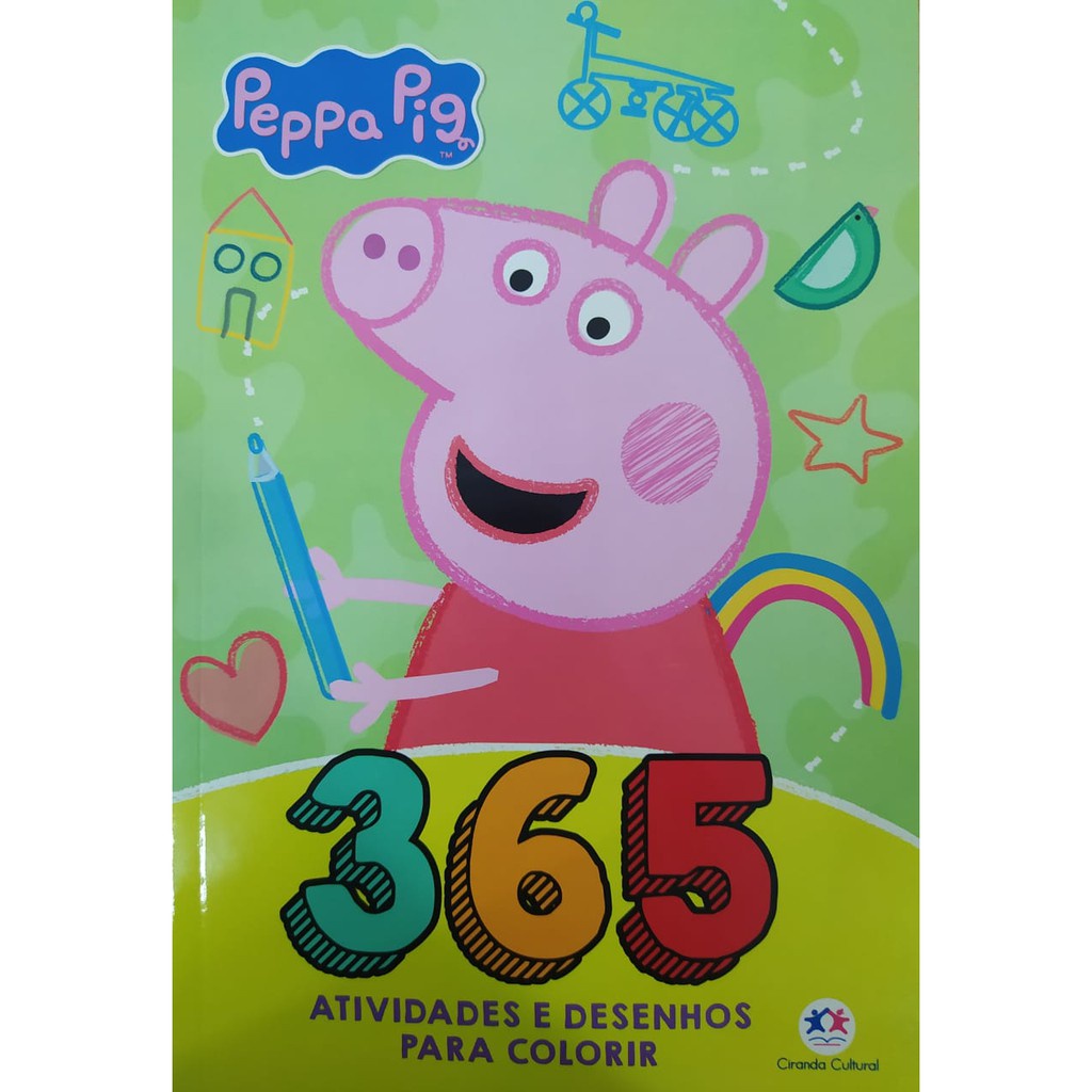Livro Peppa Pig 365 Atividades e Desenhos - Ciranda Cultural