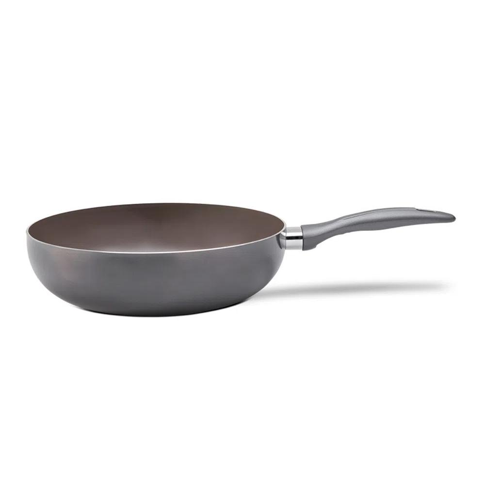 Wok Brinox Ceramic Life Smart Plus 24cm 2,65L Cinza – 4791/368