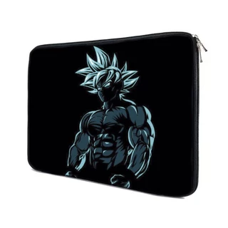 Capa Case Notebook 15.6 Personalizado Sayajin neon fundo preto