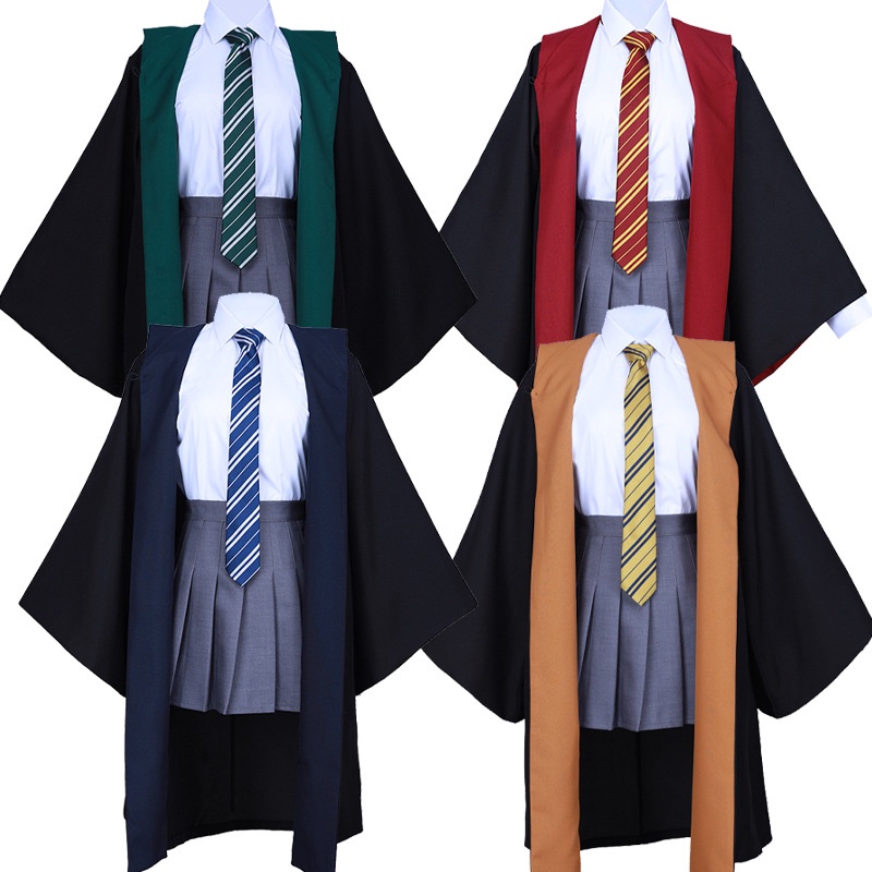 Novidade Escola Mágica Robe Cosplay Costumes Enchanter Cloak