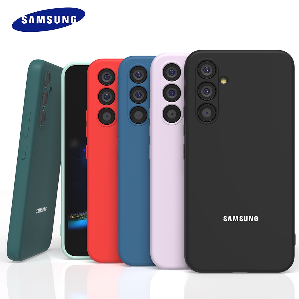 Para Samsung Galaxy A54 A34 A24 Capa De Silicone Macio De Toque Sedoso A 54 Protetora Líquida
