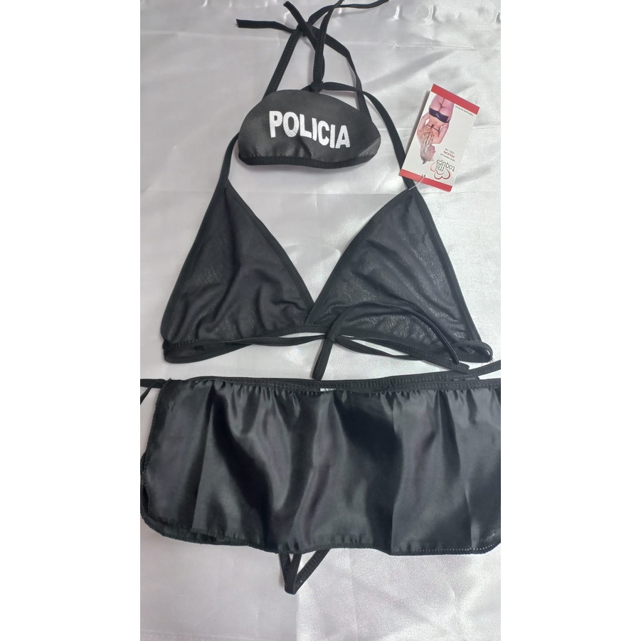 Mini Fantasia de Policial Sexy | Shopee Brasil