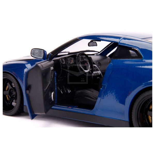 Nissan GT-R R35 C/ Boneco Brian e Led - Velozes e Furiosos