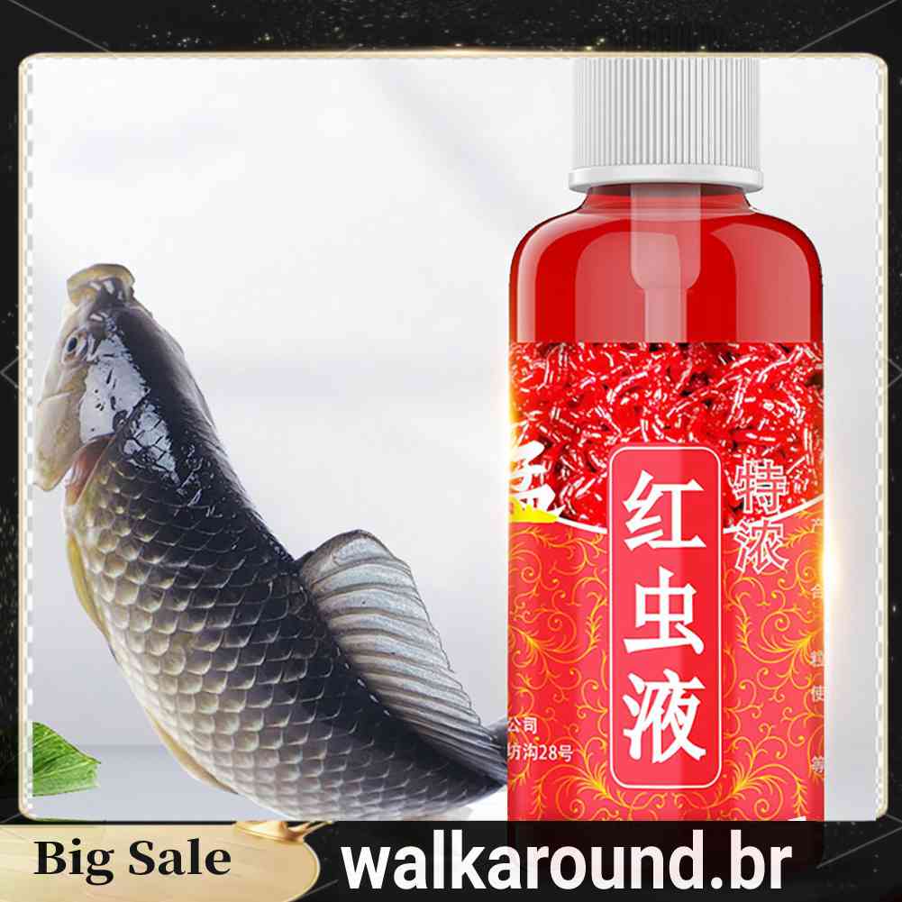 60ml Concentrated Red Worm Liquid Multipurpose Concentrated Fish Bait  Additive Permeability Promote Appetite Winter Accessories