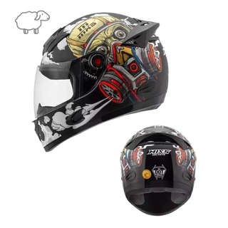 Capacete Fechado Para Moto Mixs Mx5 Virus Pro Tork Envio 24hrs Lançamento