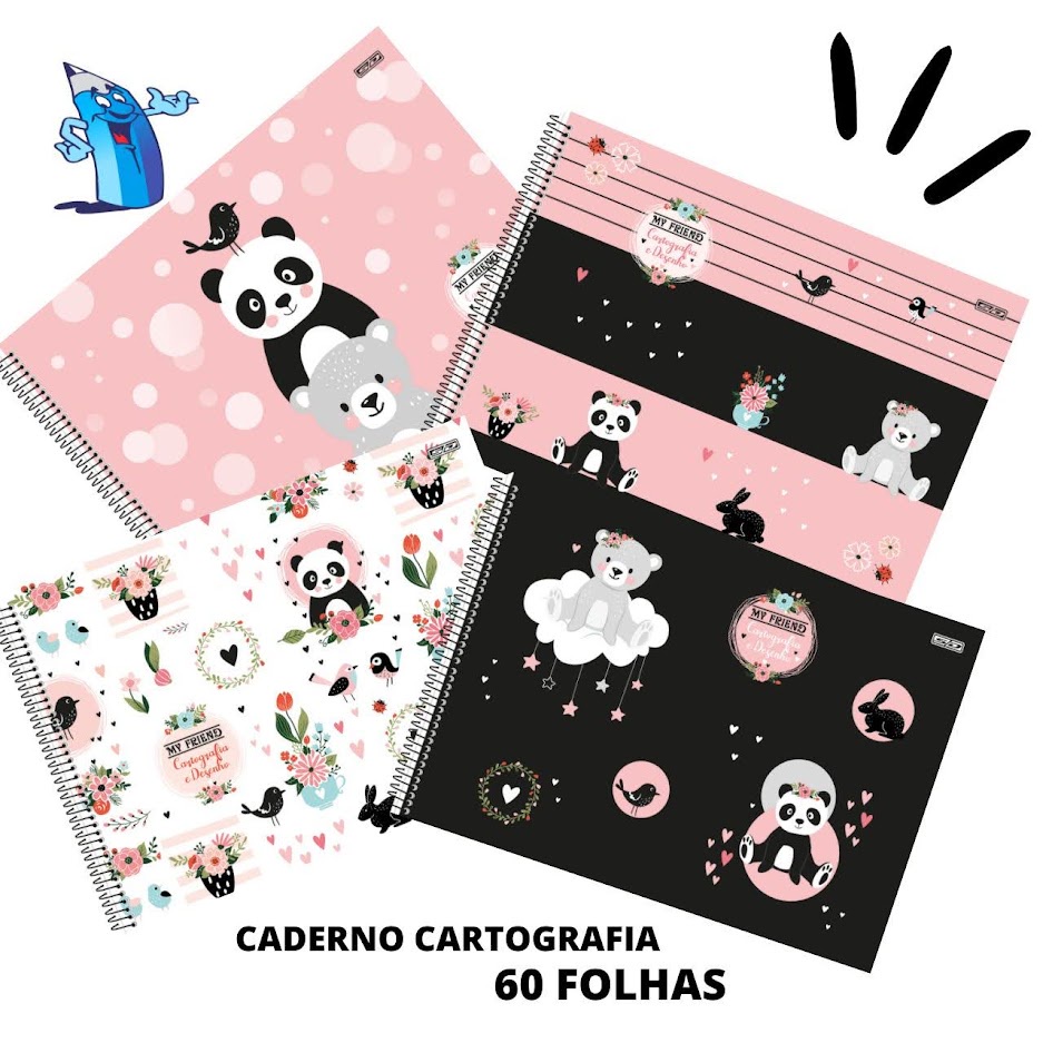 Caderno Desenho Dragon Ball Capa Dura Grande 60 Folhas