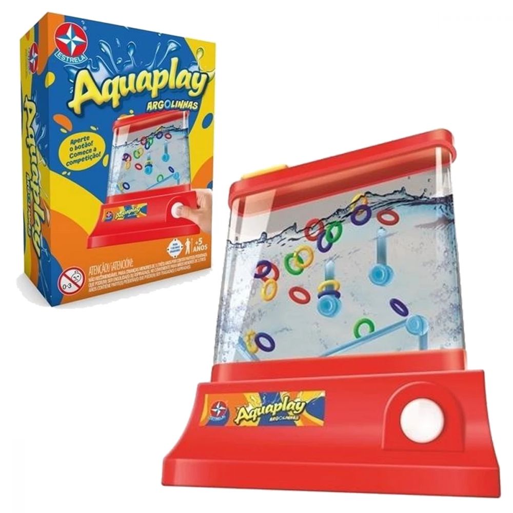 Brinquedo Jogo Aquaplay Game Robo Kids Manual Menino/menina