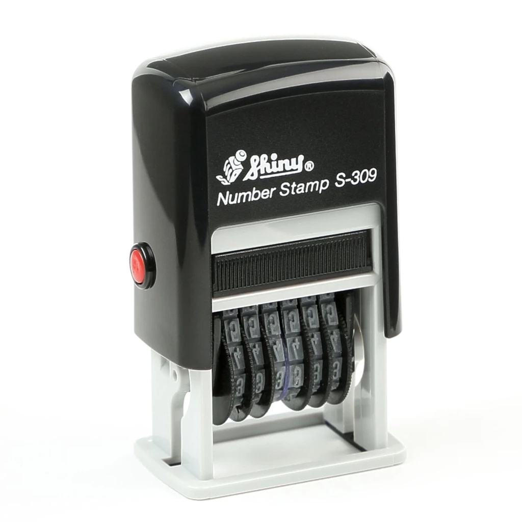Carimbo Numerador Automático Shiny S-309 - 06 Digitos