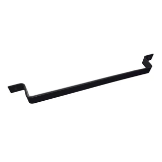 Puxador Externo Porta Gaveta Estilo Industrial 30cm Preto