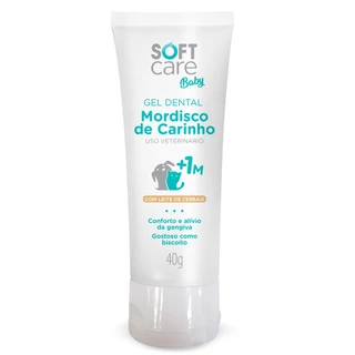 Soft Care Baby Gel Dental 40GR Cães Gatos 40g Mau Hálito em Oferta na Shopee