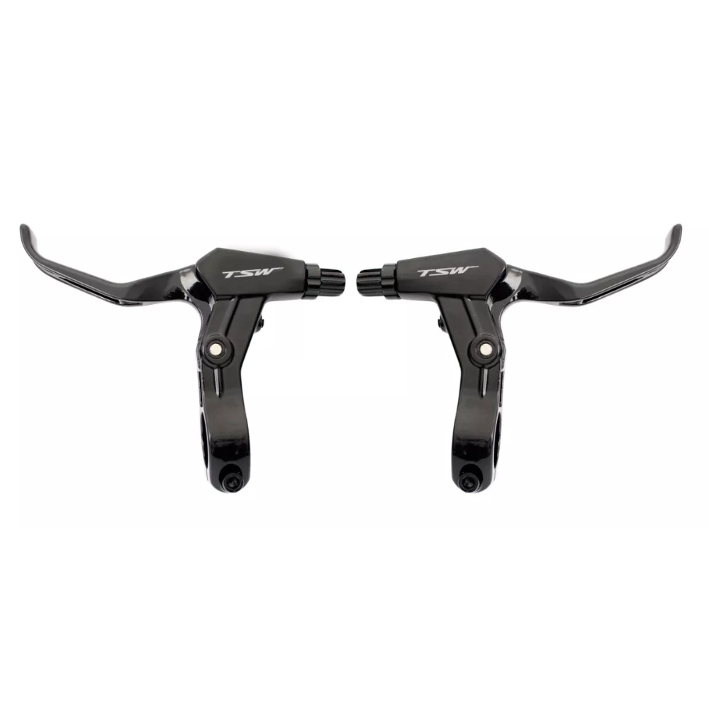 Manete Maçaneta Freio V-brake E Disco Tsw Alumínio Preto Par