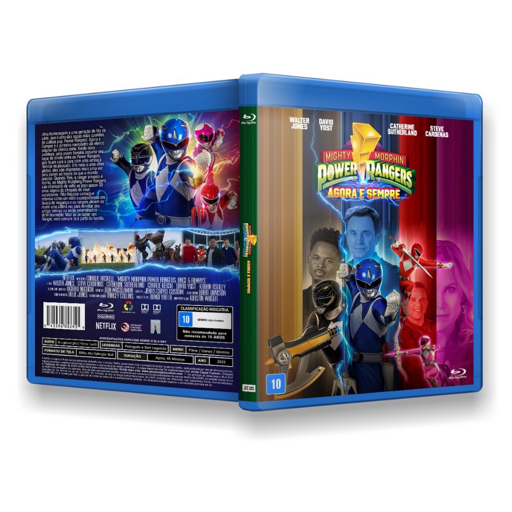Blu-ray: Power Rangers - Agora e Sempre [PERSONALIZADO] | Shopee Brasil