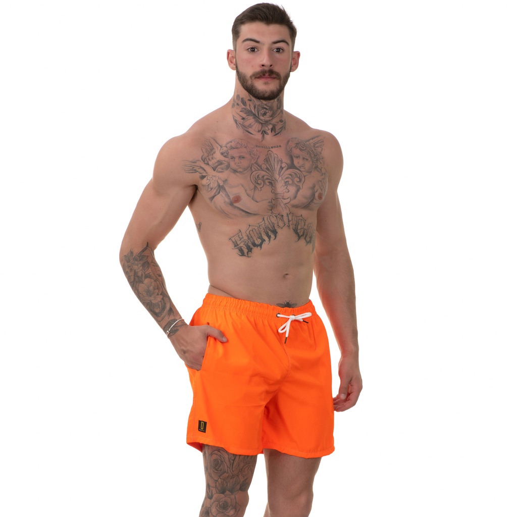 Miss Me Neon Orange outlet Bermuda Shorts