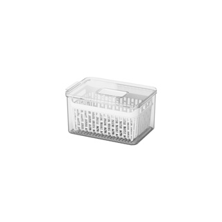 Organizador De Geladeira Com Cesto 3,2 Litros Coza Dry Cristal
