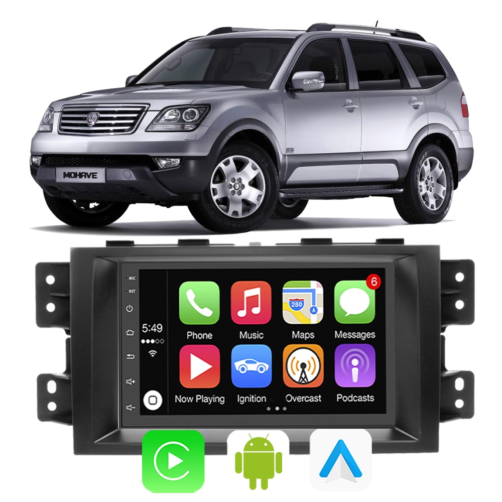 Kit Central Multimidia Carplay Android Auto Mohave 2009 2010 2011 2012 ...