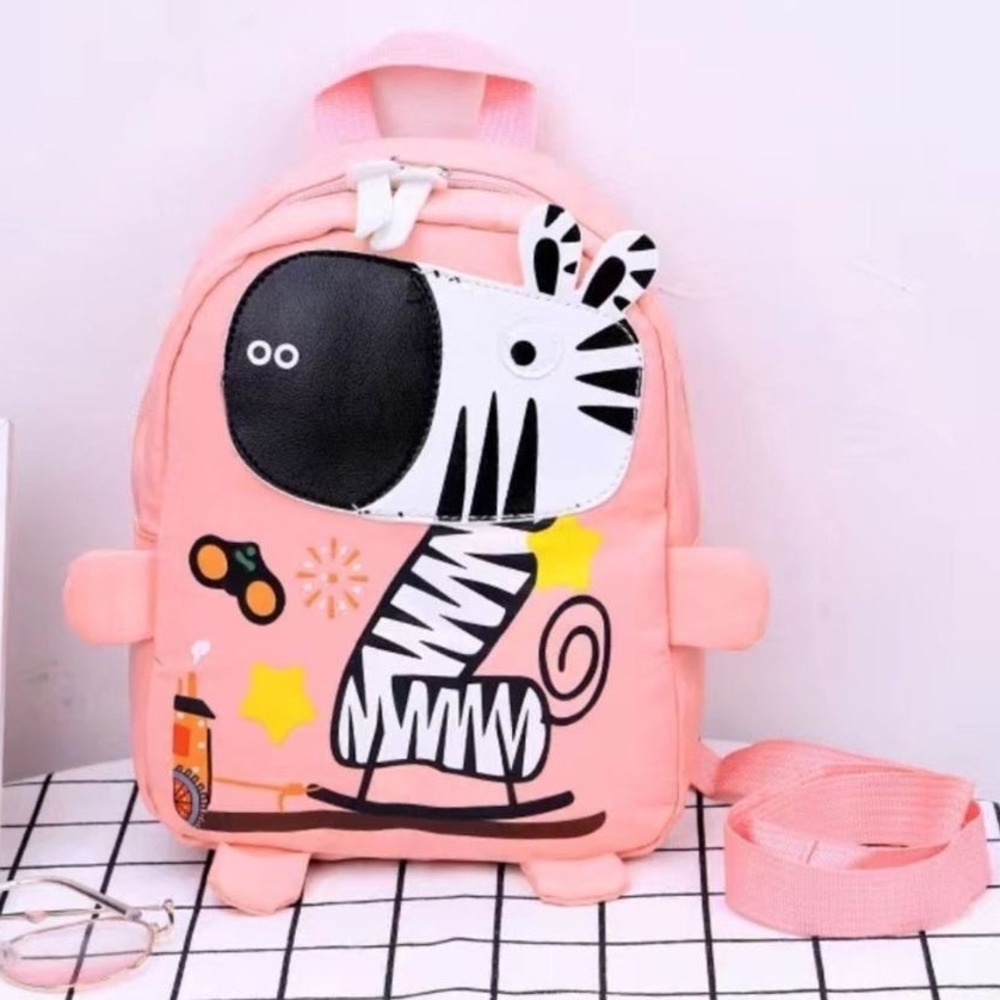 Mochila infantil de zebra fofo mochila anti-perdida do jardim de infância B215 MARISA