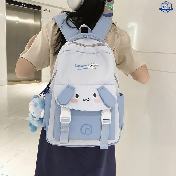 Sanrio Cartoon Backpack Cinnamoroll Minha Melodia Kuromi Mochila De Viagem De Lazer Grande Capacidade Brinquedo Suprimentos Escolares