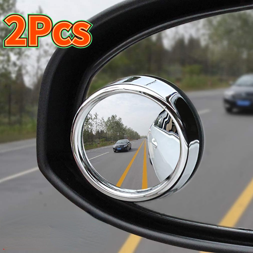 Compra online de Doofoto espelho retrovisor transparente para carro,  espelho giratório 360 ° para ponto cego, câmera para estacionamento