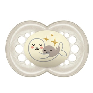 Chupeta Dupla Original Day Night 16 Meses Neutra - Mam Baby