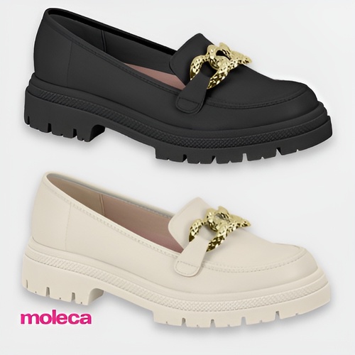 Sapato Mocassim Feminino Tratorado Moleca 5775101