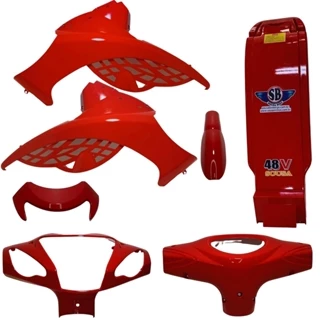 Kit Carenagem Completa Bicicleta Elétrica Sousa 48V