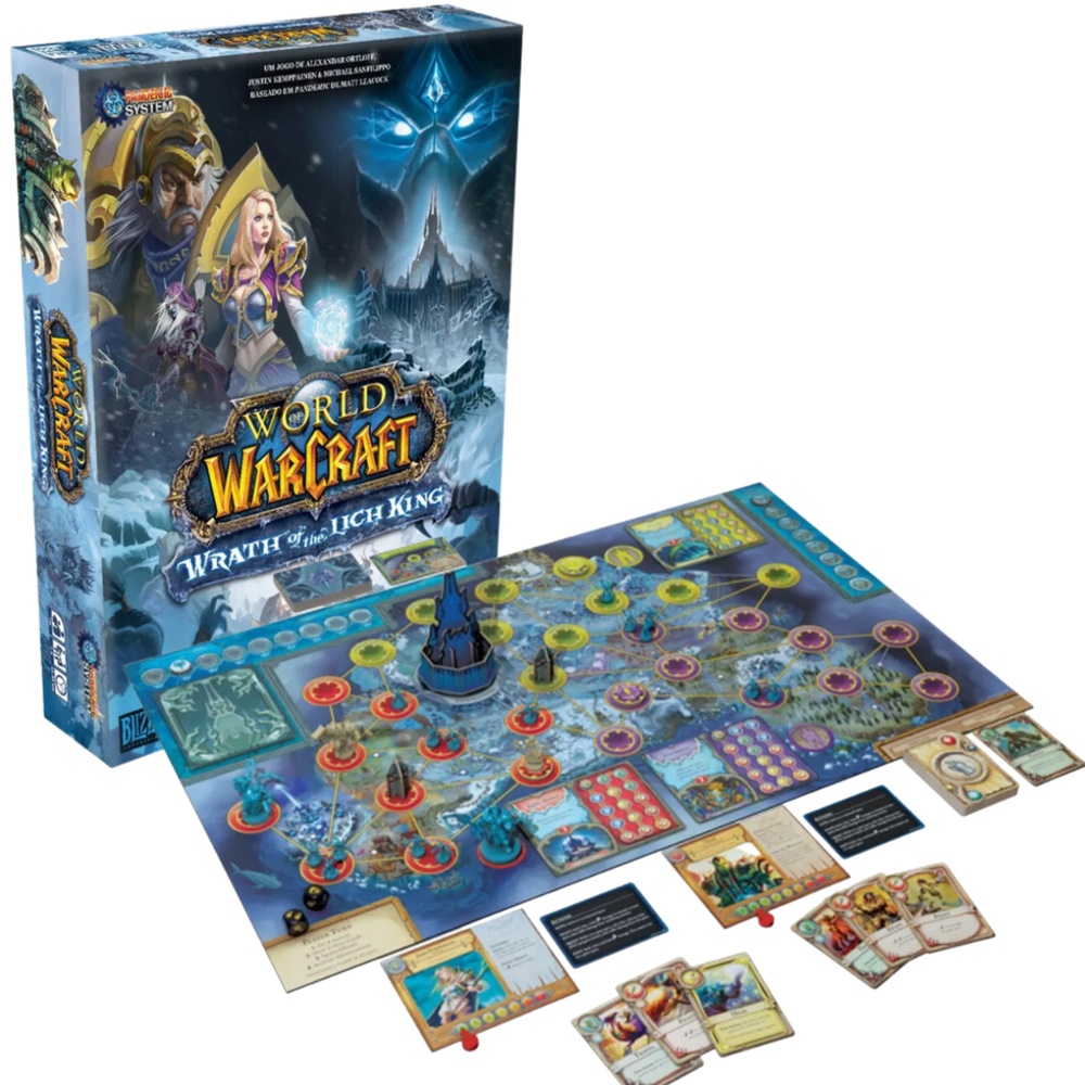 Jogo Boardgame - World Of Warcraft - Wrath Of The Lich King