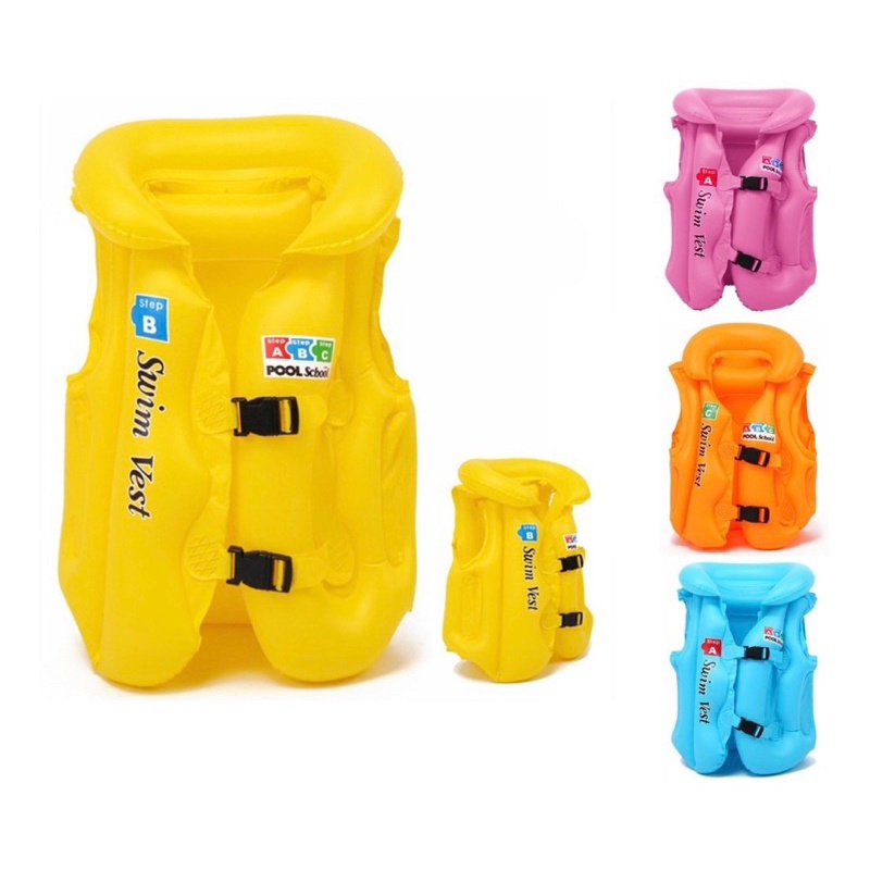 Colete Inflável Boia Infantil Piscina Praia 3 a 5 Anos Ajustável